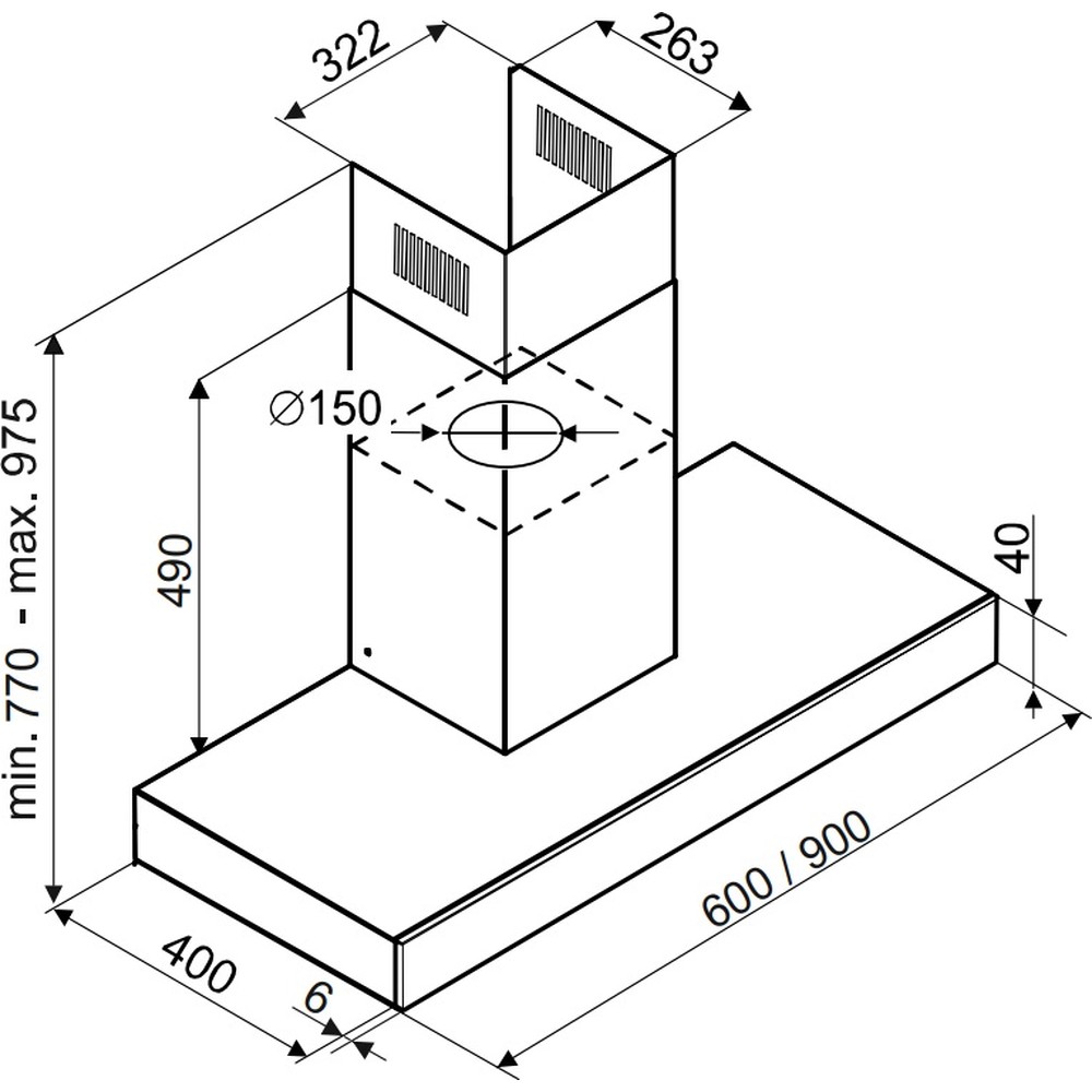 Вытяжка De Dietrich DHB361BX - изображение 4